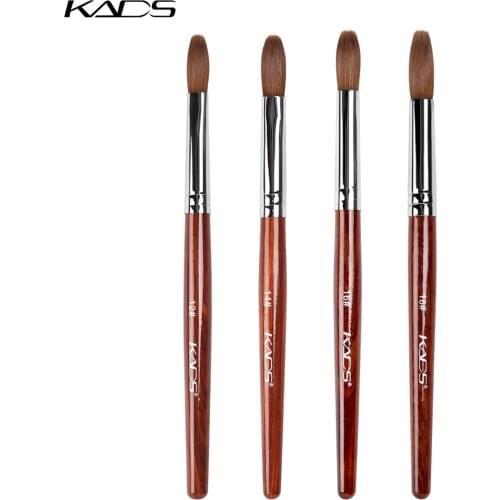 KADS Kolinsky Acrylic Nail Brush Set Sable Hair Acrylic Brush for Nail Art Brush Kit Nail Gel Builder Tool Acrylic Application