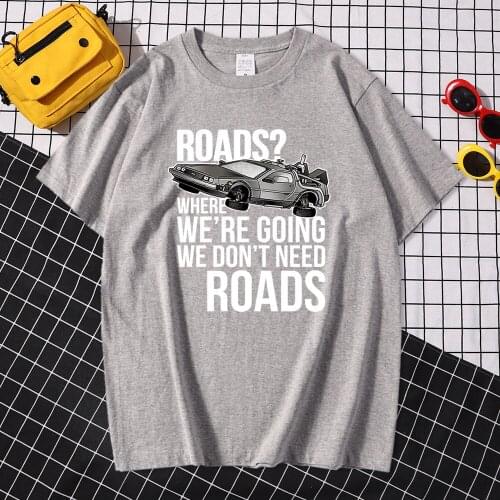 Back To The Future Martt And Fusion Powered Car Summer Cool Half Sleeved T Shirt Printed Brand Tshirts Top Men Harajuku Tshirt