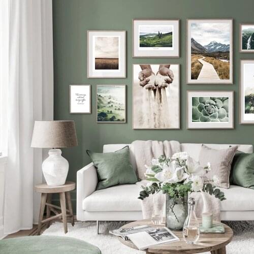 Hand Holding Sand Poster Flowers Canvas Painting Plant Wall Art Pictures For Living Room Natural Modern Home Decorative Prints