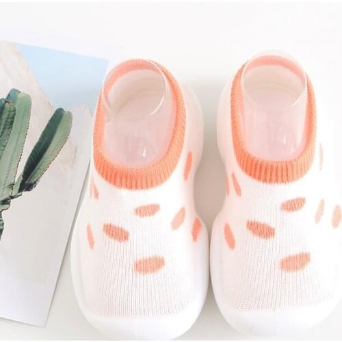 0-4years New Baby Boy Girl Toddler Non-slip Indoor Floor Anti-slip Slippers Babys Outdoor Breathable Cotton Sock Shoes