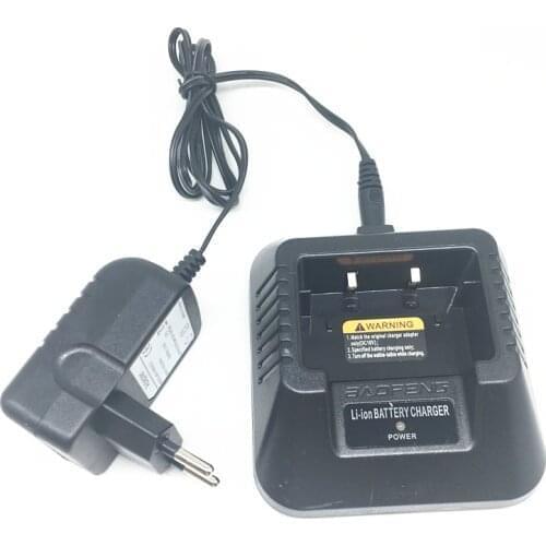 Original Li-ion battery desktop charger for Baofeng BF-UV5R 5RE 5RPLUS 5RA 5RB etc walkie talkie CH-5
