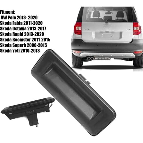 5E0827566 For VW Polo Skoda Yeti Rapid Fabia Octavia Superb Roomster Tailgate handle 5E0827566A 5ED827566 5E0 827 566