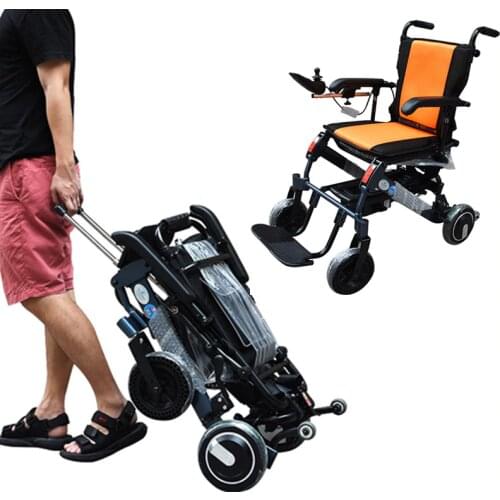 Cheapest Ultralight Folding Handicapped Portable Electric Wheelchair For Disable,Elderly