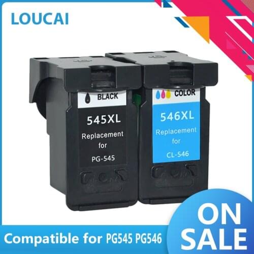 PG545 CL546 Compatible ink cartridge For canon pixma IP2850 MX495 MG2950 MG2550 MG2450 ink cartridge full For canon PG 545 CL546