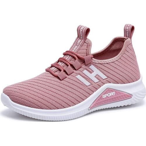 Woman Tennis Shoes Breathable Air Cushion Zapatos Mujer Comfort Height Increasing Lace-up Soft Female Outdoor Gym Sport Sneakers