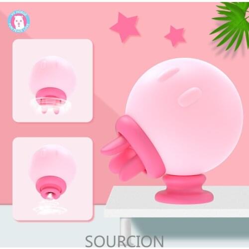 Sucking Vibrator Tongue Licking Pussy Female Breast Stimulation Clit Vibrator Adult Sex Toy Nipple Massage for Women USB Charge