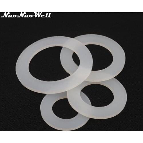 10pcs NuoNuoWell 20 25 32 40 50 mm Rubber Sealing Ring Silica gel Gasket male thread Connector O Silicone Ring fish tank joint