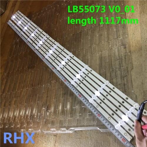 12piece/lot for LCD TV backlight bar LB55073V0_01 LB55073V1_02 55PUS7303 TPT550U2 100%NEW