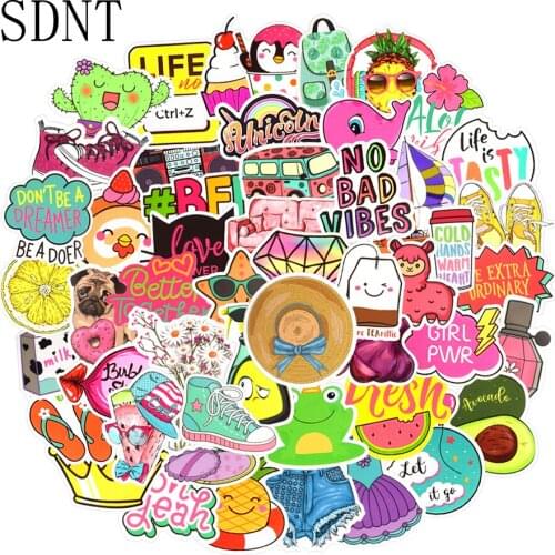 150 PCS Skateboard Sticker Graffiti Cartoon Cute Fashion Vsco Anime Stickers to DIY Laptop Bicycle Guitar Car Waterproof Sticker
