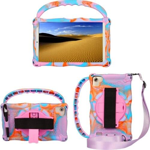 Case for Teclast P80X P80H Tablet 8.0 inch Universal Soft Silicon Tablet Cover Colorful rotating bracket Protective Case