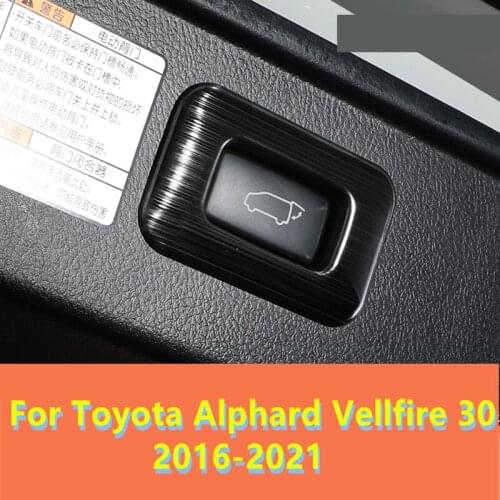 Car Button Decorative Trim Cover sequin Car-styling modification interior accessories For Toyota Alphard Vellfire 30 2016-2021