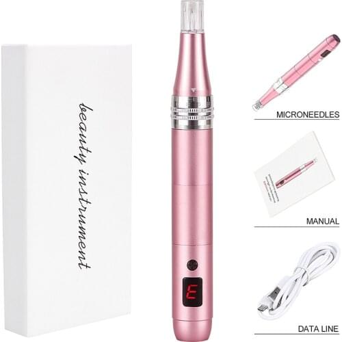 Electric Derma Pen Wireless Skin Care Machine device Tattoo Microblading derma Tattoo Needles Gun mesotherapy Face Makeup
