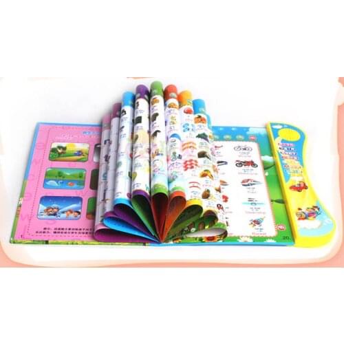 Childrens electronic books to read audio baby early education learning machine points in both English and Chinese reading pen