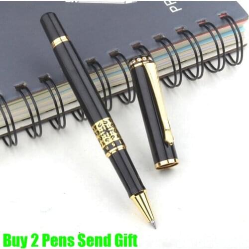 Classic Design Luoshi 568 Brand Metal Roller Ballpoint Pen Buisness Men Crystal Diamond Gift Pen Buy 2 Pens Send Gift