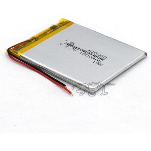 3.7V lithium battery Li-polymer Rechargeable Cell Li-ion Polymer 405060 1800mAh For PSP Navi GPS MP3 MP4 Speaker Camera