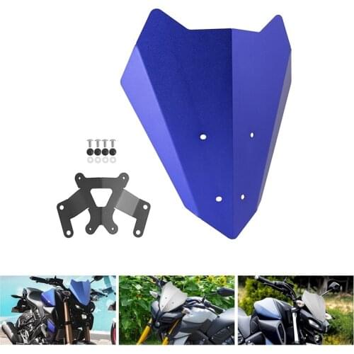 CNC Aluminum Motorcycle Windscreen Windshield for Yamaha MT15 MT-15 MT 15 2019 2020 2021 Wind Deflector