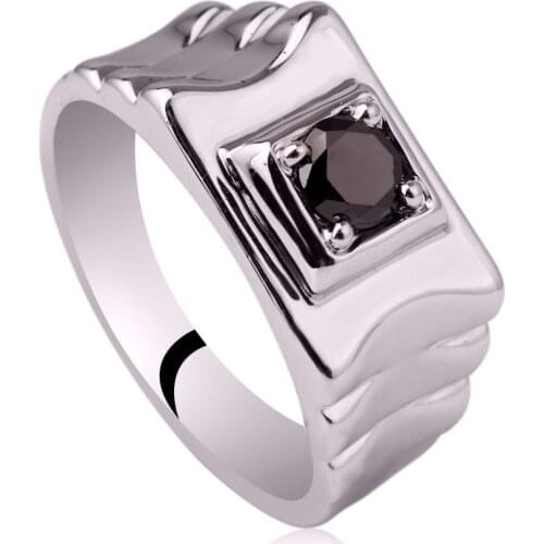 Men Sterling Silver Ring 925 Jewelry Support Wholesale Ripple Band Design Man Size 10 11 12 13 R520