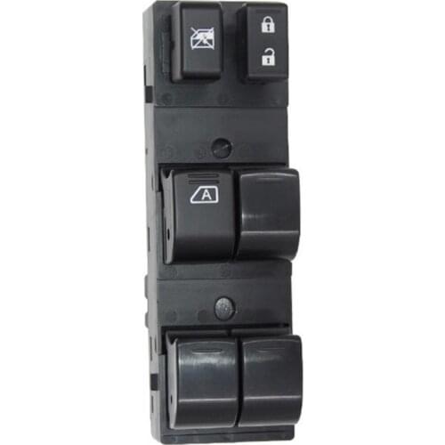 Window Switch High Rigidity Plug Play ABS Front Left Electrical Power Lifter Switch 25401-3AW0A for Nissan Sunny N17