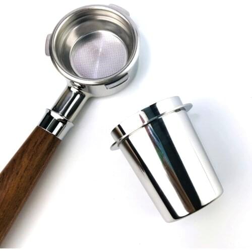 Support Dropshipping Stainless Steel Coffee Dosing Cup Powder Feeder Part for 58/54/51mm Espresso Machine Dosing Cup