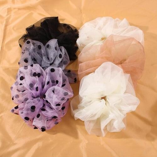 Lalynnly Newest Soft Hair Rope Hair Bands For Women Girls Fashional Large Intestine Headbands Charm Hair Accessory Jewelry F2224