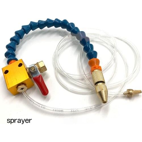 Mist coolant lubrication spray system cooling sprayer coolant spray nozzle flexible coolant pipe cnc coolant nozzle
