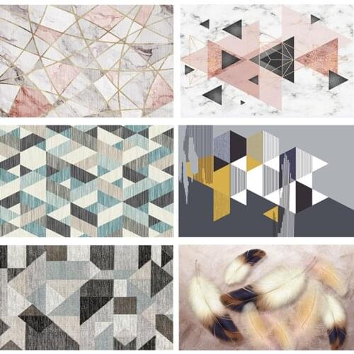 Nordic 3D Geometric Pattern Carpets for Living Room Bedroom Area Rugs Modern Coffee Table Antiskid Floor Mats Home Decor Tapetes