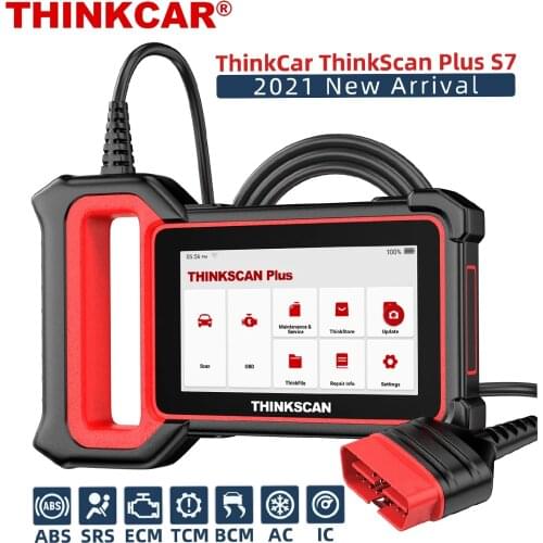 THINKCAR Thinkscan Plus S7 OBD2 Scanner Multi System Scan SAS SRS DPF Reset OBD2 Code Reader Automotive Scanner Diagnostic Tool