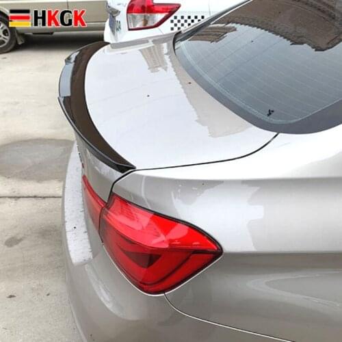 V Style Car Rear Lip Spoiler Trunk Wing For BMW 3 Series F35 F30 F80 2012 2013 2014 2015 2016 2017 2018 ABS Plastic Gloss Black