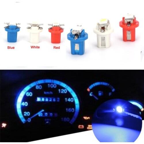 20pcs T5 B8.5D Car Wedge Interior Lamp Gauge Speedo Dash Bulb Dashboard instrument Light