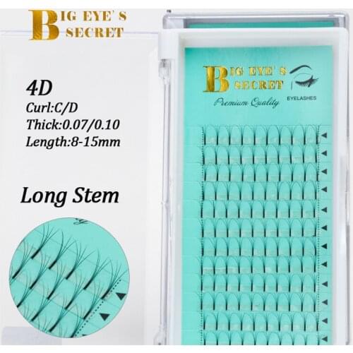 Big eyes secret Premade 4D Volume Lash Fans 4D Classic Fans Semi Permanent Individual Eyelash Extensions