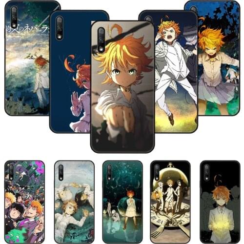 Phone Case For Huawei Honor 9X 10 9 20 8X 8A 8S 7X 7A i A Pro Play Lite Black Cover Waterproof The Promised Neverland Anime