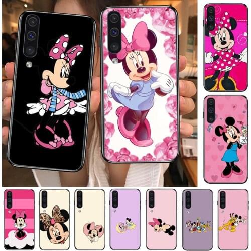 Mickey With Minnie Phone cover hull For SamSung Galaxy S8 S9 S10E S20 S21 S5 S30 Plus S20 fe 5G Lite Ultra black soft case