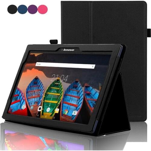 10.1 PU Leather Cover Tablet Case For Lenovo Tab 10.1 A10-30 A10-70 X30F X70F Flip Stand Case for Lenovo Tab 3 10 plus TAB-X103F