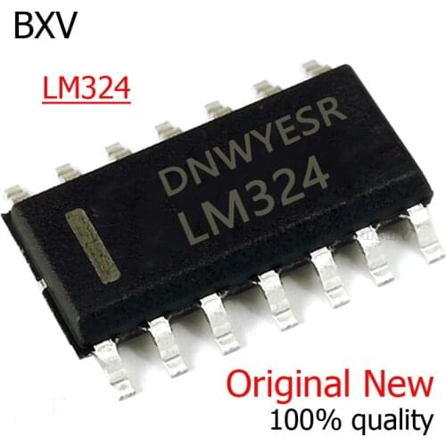 10PCS LM324 LM324D SOP14 LM324DR SOP 324 SOP-14 SMD new and original IC Chipset BXV