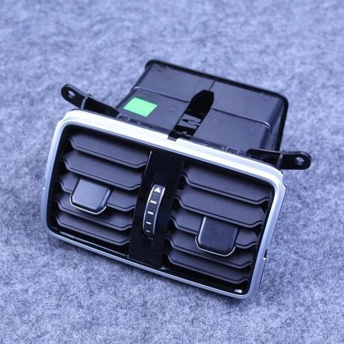 For VW Passat B7 2012 2013 2014 2015 Chrome Rear Air Vent Outlet Assembly 3C0819203B 3AD819203E