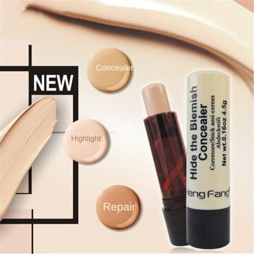 Hot Makeup Face Blush Contour Highlighter Stick Foundation Dark Circles Corrector Bronzer Base Concealer Pencil Face Foundation