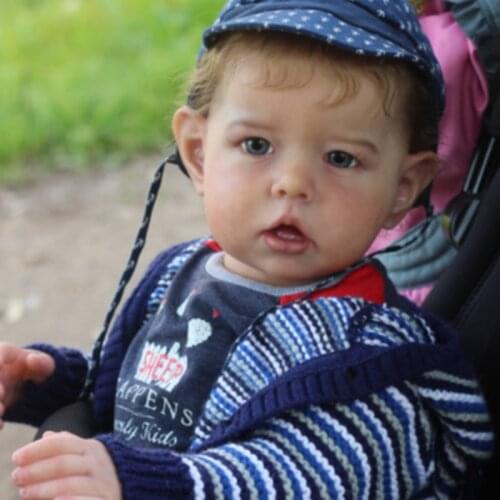 22inch reborn doll kit popular Liam vinyl silicone doll mold bebe reborn kits unfinished limited edition