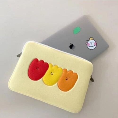 New 2021 Korean Laptop Tablet Case Bag For Mac IPad Pro 9.7 10.2 10.5 11 13 14.5 15 inch Ins Fashion Sleeve Inner New Bag