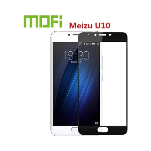 Mofi For Meizu Meilan U10 Full Cover Tempered Glass For Meizu Meilan U10 5.0" Screen Protector Toughened Film