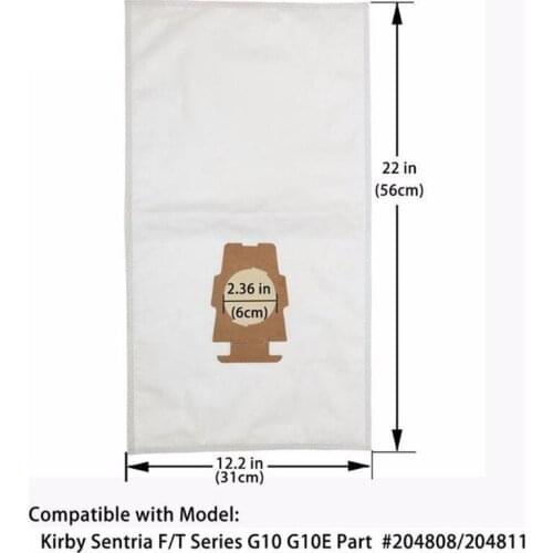 Dust Bag Vacuum Cleaner Part for Kirby Sentria 204808/204811 Universal F/T Series G10 G10E Dust paper bags for KIRBY Sentrial