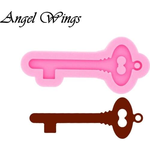 Different key shapes Keychains Silicone Molds DIY Shiny Jewelry Epoxy Resin Mold DY0344