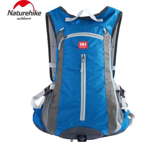 Naturehike 15L Backpack Ultralight Rucksack Cycling Outdoor Waterproof Camping With Cycling Helmet Cap Pocket