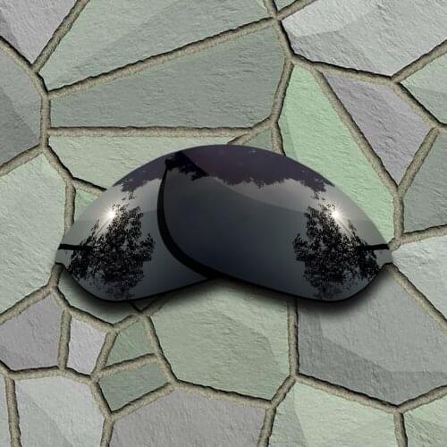 Grey Black Sunglasses Polarized Replacement Lenses for Oakley Half Jacket