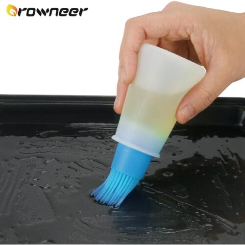 BBQ Oil Brush Silicone Spice Tool Basting Colorful Butter Baking Liquid Cake Bread Pastry Brush Kitchen Tools Heat Resistance