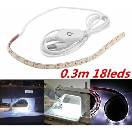 Sewing Machine LED Light 5050 5v Waterproof Touch-sensitive Lights Strip 30cm DC Toka Light Bar Suitable for All Sewing Machines