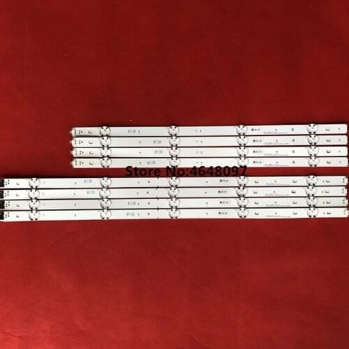 8 PCS LED backlight strip for LG 49UH610A 49UH6100 49lf5100 49UH6030 49UF640V 49UF6407 49UH6507 LGE_WICOP_49inch_UHD/FHD