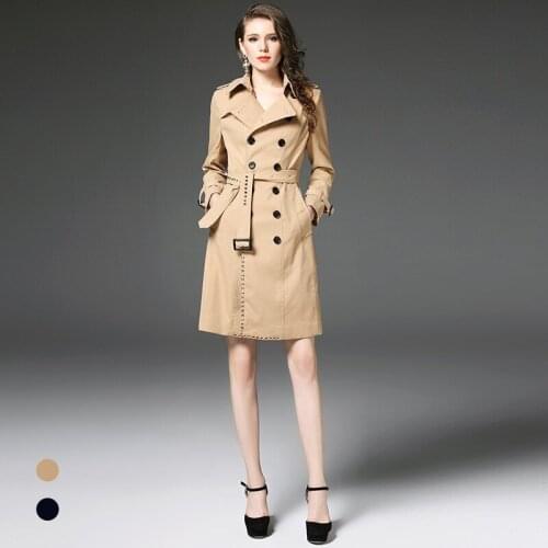 Casaco Feminino Trench Coat For Women Clothes Long Coats Ladies 2020 New Arrival Fashion High Quality Abrigo Mujer KJ123