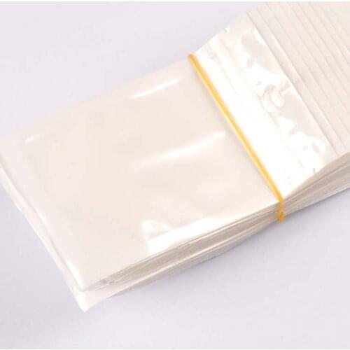 30Pcs/Lot Half Transparency Zipper Bags Reclosable Vacuum Storage Bag Self Seal Jewelry Ziplock PackRetail Package Bag yk0804