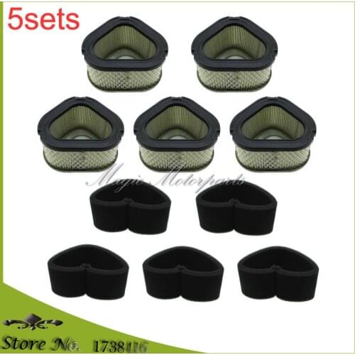5 Sets Air Filter For JOHN DEERE LT133 LT155 LTR155 LX173 CV11 - CV16 Kohler 12 083 05, 12 083 08, 12 083 08-S, 12 083 14