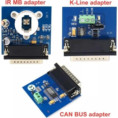 IPROG KLine Adapter CAN Adapter IR MB Adapter + K-LINE + CAN BUS Adapter for V80 Iprog Iprog+ Pro Programmer Iprog